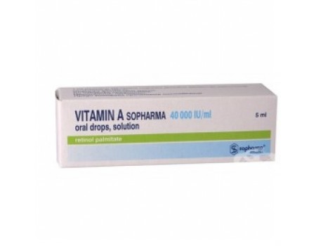 Vitamin A 40000 UI oleozum 5 ml.
