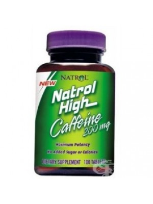 Natrol HIGH CAFFEINE. 100 tablets